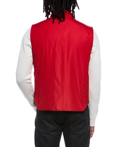 Canali Solid Vest In Red