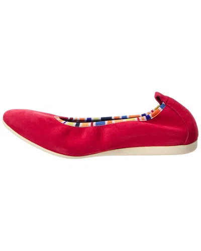 Arche Lanabi Leather Flat In Pink