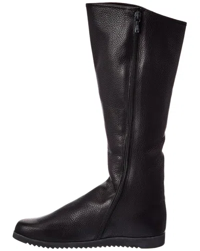 Arche Baolin Leather Boot In Black