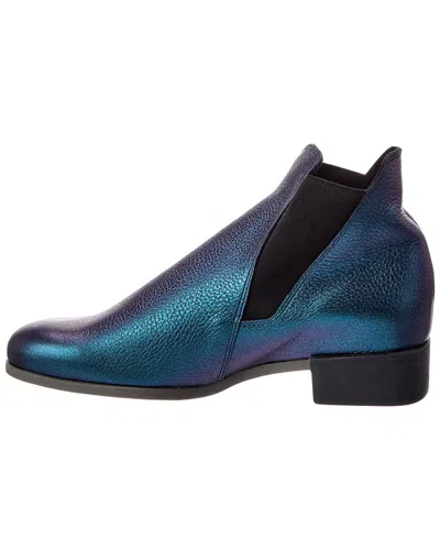 Arche Twitic Leather Bootie In Blue