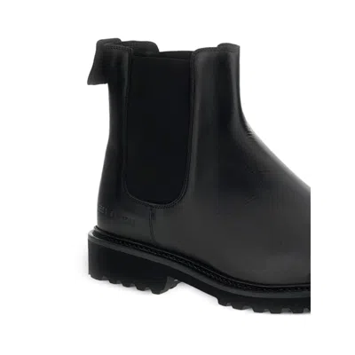 Common Projects Piuma Leather Chelsea Boot In Black