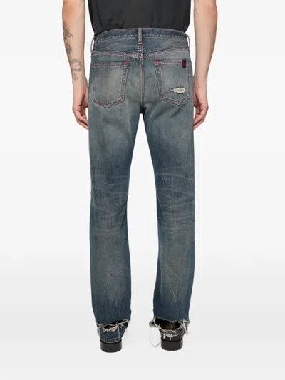 Acne Studios Re-edition Worn Jeans In Blue