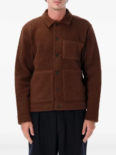 BUTTON-UP PATCH-POCKET JACKET