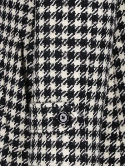 Lardini Houndstooth-pattern Belted Coat In Multi