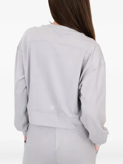 On/off Essentials The Solace Crew Neck Pullover In Gray