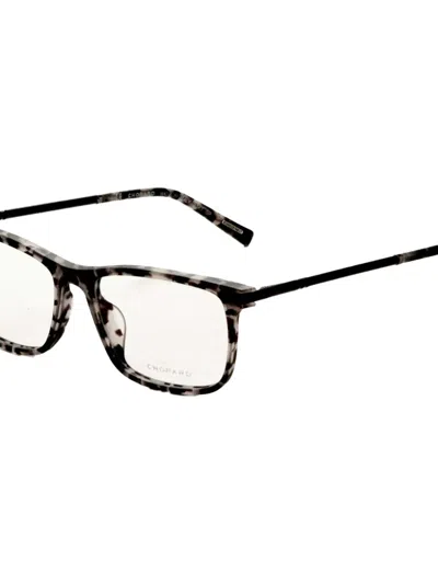 Chopard Tortoise-shell Rectangle-frame Glasses In Pink