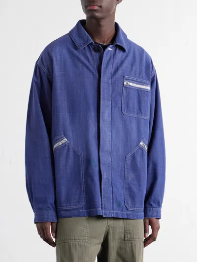 Visvim Eclair Denim Jacket In Blue