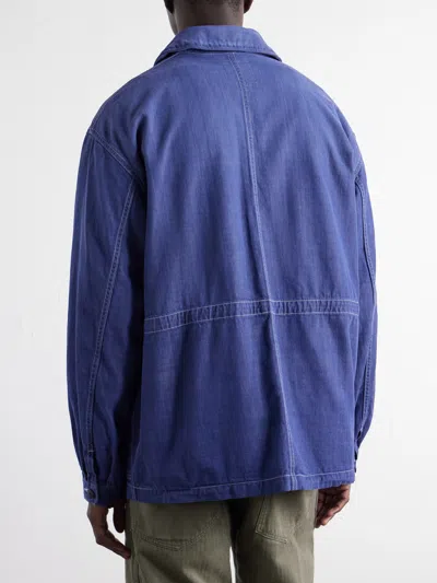 Visvim Eclair Denim Jacket In Blue