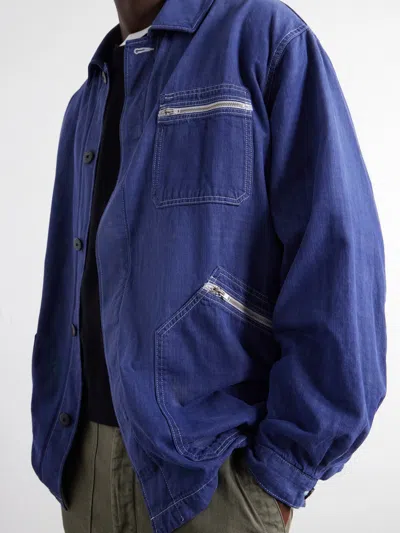 Visvim Eclair Denim Jacket In Blue