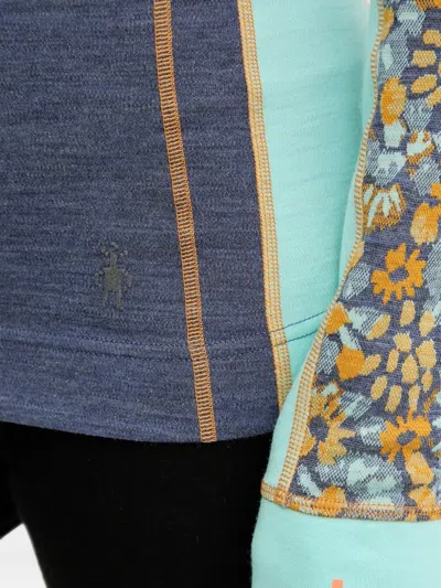 Smartwool Floral-print Raglan-sleeve Base Layer In Multi