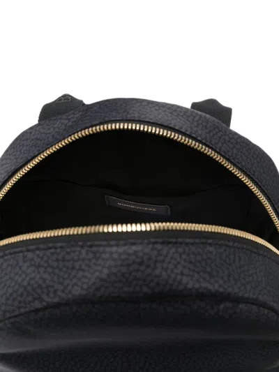 Borbonese Graffiti-print Backpack In Black