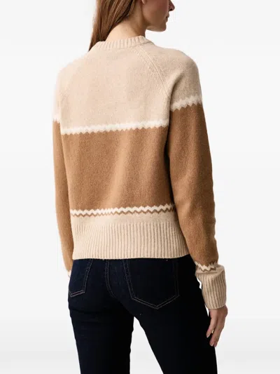 Colmar Zigzag-pattern Raglan-sleeve Sweater In Multi