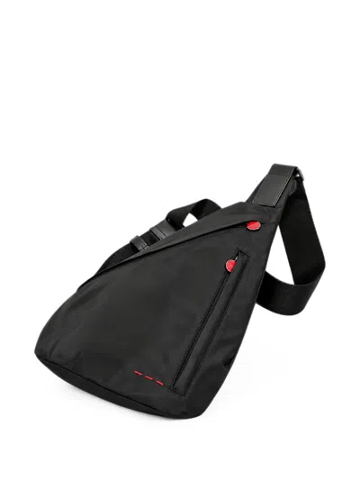 Kiton Logo-plaque Backpack In Black