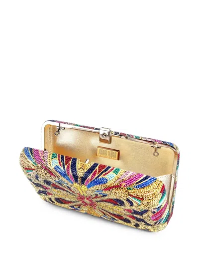 Judith Leiber Crystal Lantern Tile Geometric-pattern Mini Bag In Multi