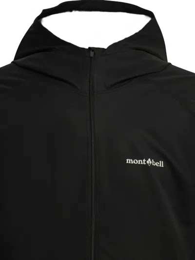 Montbell Logo-print Zip-up Bomber Jacket In Black