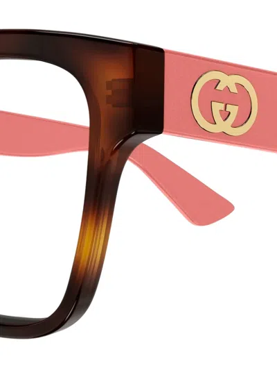 Gucci Square-frame Glasses In Multi