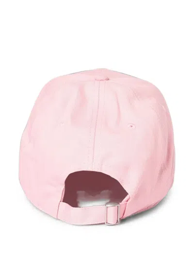 Fiorucci Angels Patch Baseball Cap In Pink