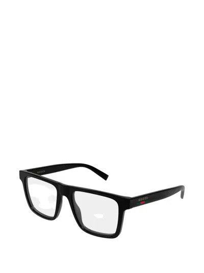 Gucci Rectangle Eyeglasses In Black