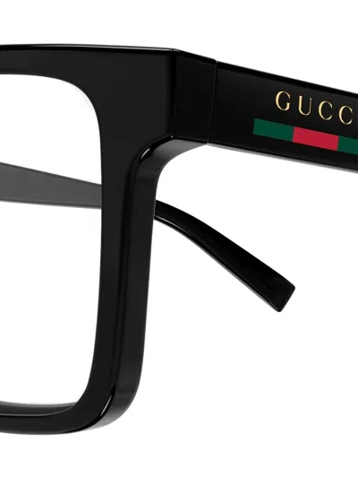 Gucci Rectangle Eyeglasses In Black
