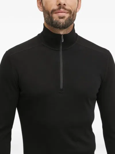 Smartwool Half-zip Long-sleeve Base Layer In Black