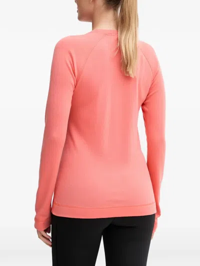 Smartwool Raglan-sleeve Base Layer In Pink