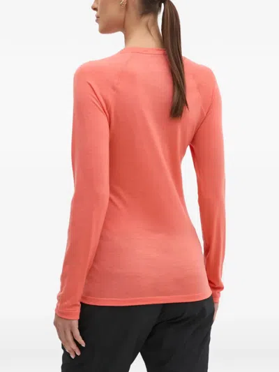Smartwool Raglan-sleeve Base Layer In Pink