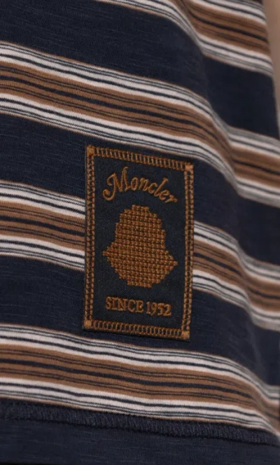 Moncler Ss Polo In Multi