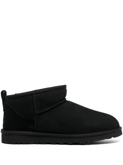 Ugg Classic Ultra Mini Unisex Boots In Black