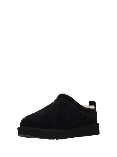 Ugg Classic Micro Suede Mules In Black
