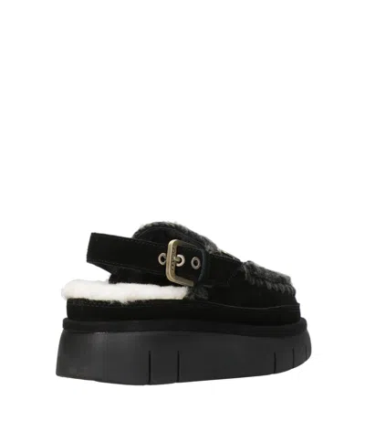 Mou Sandals In Black