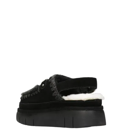 Mou Sandals In Black