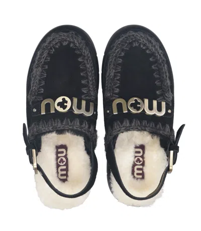Mou Sandals In Black