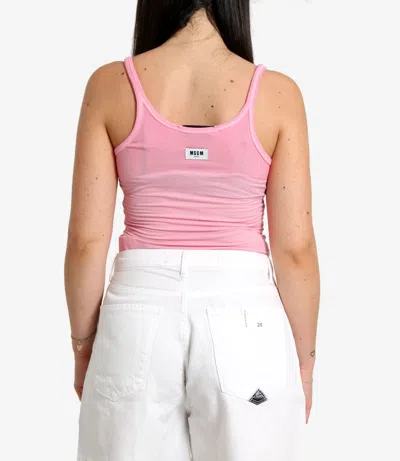 Msgm Top Pink In Pink