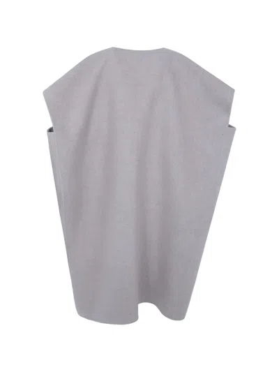 Sofie D'hoore Wool Cape In Gray