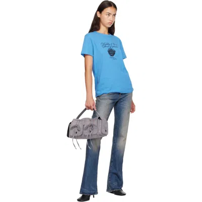 Acne Studios Gray Multipocket Suede Shoulder Bag In Aaa Cold Grey