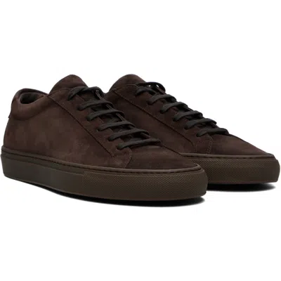 Common Projects ブラウン Achilles Premium スエード スニーカー In Brown