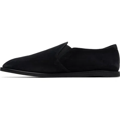 Common Projects ブラック スエード スリッポン In Black 7547