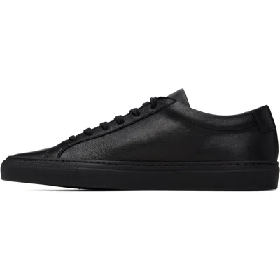 Common Projects ブラック Achilles Premium レザースニーカー In Multi