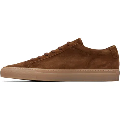 Common Projects ブラウン Achilles Premium スエード スニーカー In Multi