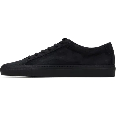 Common Projects Black Achilles Sneakers In Black