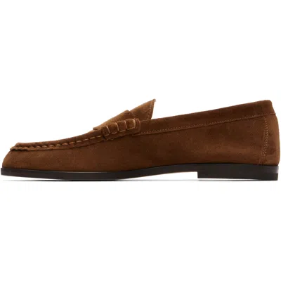 Common Projects Premium Leather Loafers In Brown 3621
