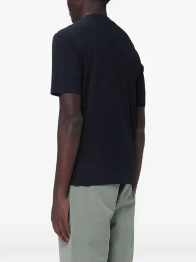 Blauer Ernst Logo-print T-shirt In Blue