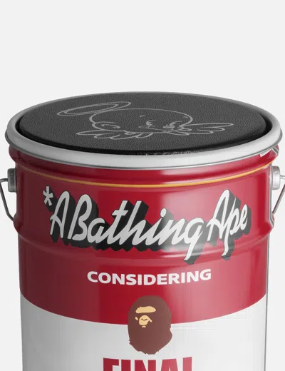 Saint Michael X Bape Can Stool In Multi