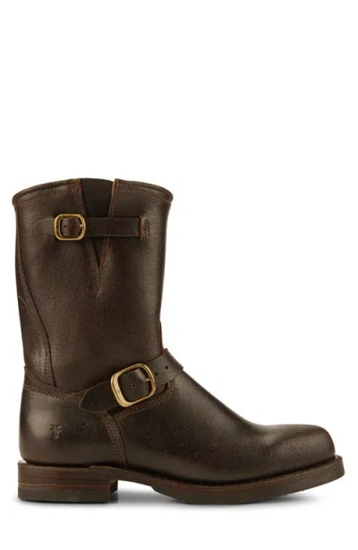 Frye John Addison Engineer Boot In Brown