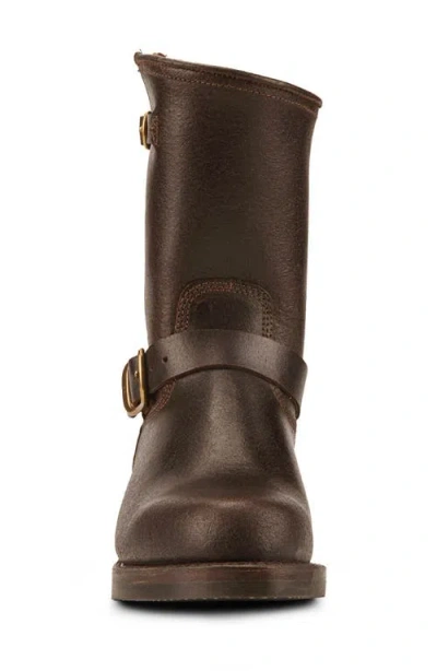 Frye John Addison Engineer Boot In Brown