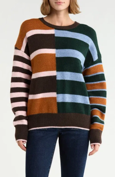 Scotch & Soda Crewneck Pullover Sweater In Multi