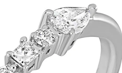 Bony Levy Mika 18k Gold Diamond Stackable Ring In Silver