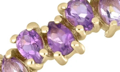Bony Levy 14k Gold Amethyst Stackable Ring In Gold