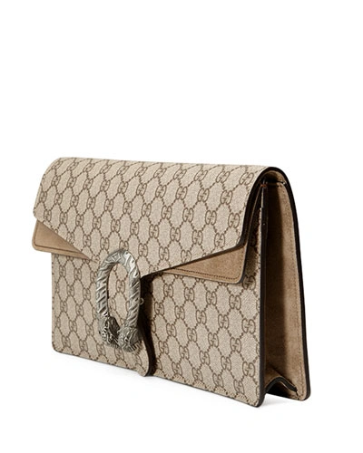 Gucci Dionysus Gg Supreme Small Clutch Bag In 9769 Be Ne