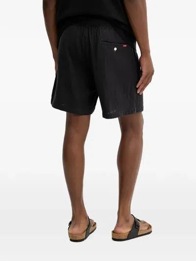 Levi's Xx Drawstring Elasticated Shorts In Black